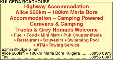 Kulgera Roadhouse - Pubs Sydney 1