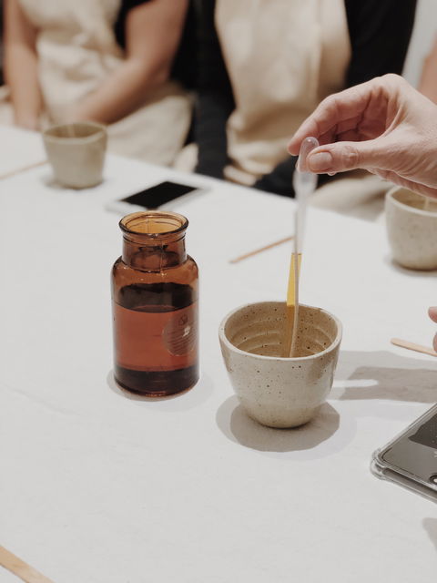 Online Live Streaming Class: Soy Wax Candle Making Set In A Japanese Ceramic - Pubs Sydney 0