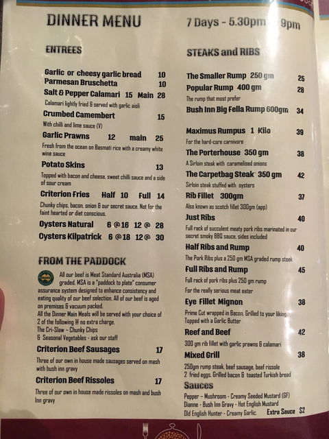 The Bush Inn Bar & Grill - Pubs Sydney 1